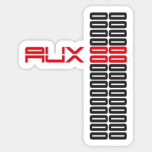 AUX88 LOGO SHIRT Sticker